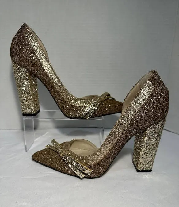 Numero 21 flash glitter Dorsay heels