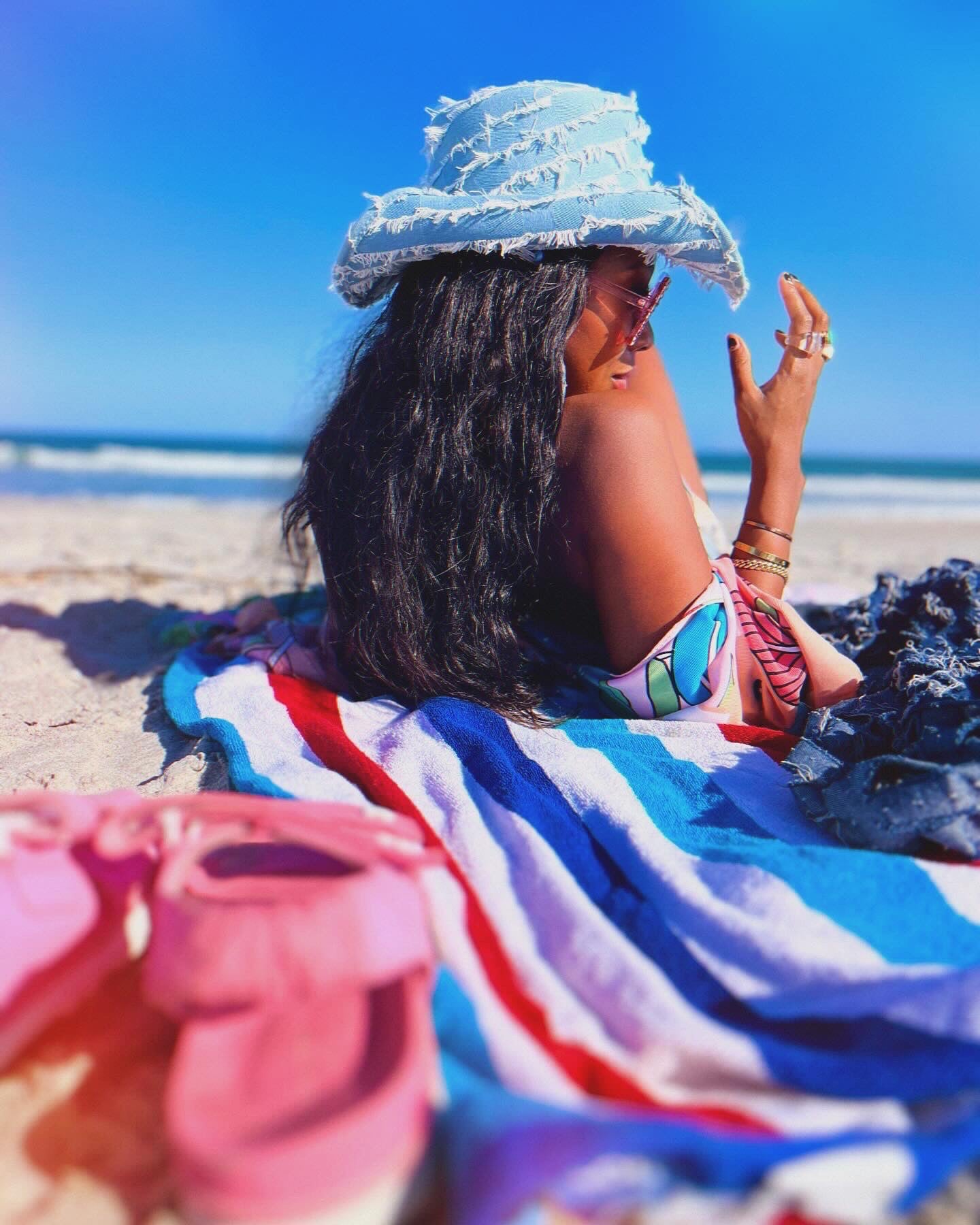 Kelsey Denim Cowgirl hat