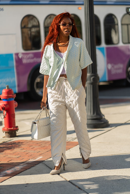 Target Collective xKahlana Barfield quilted pants