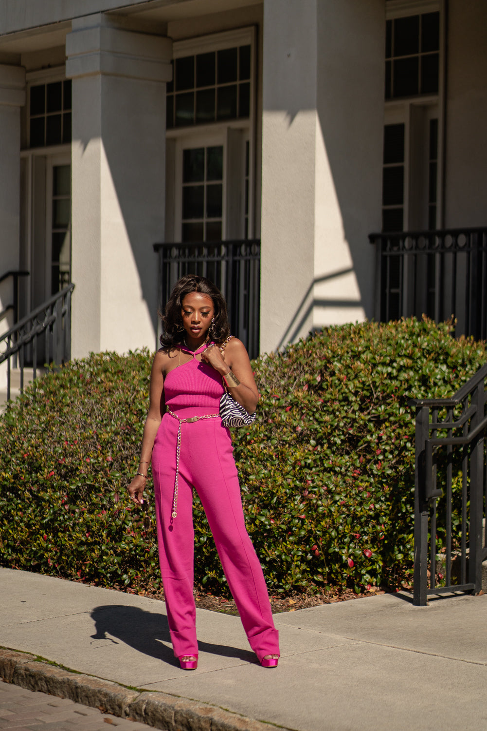 Chic pink two pc set