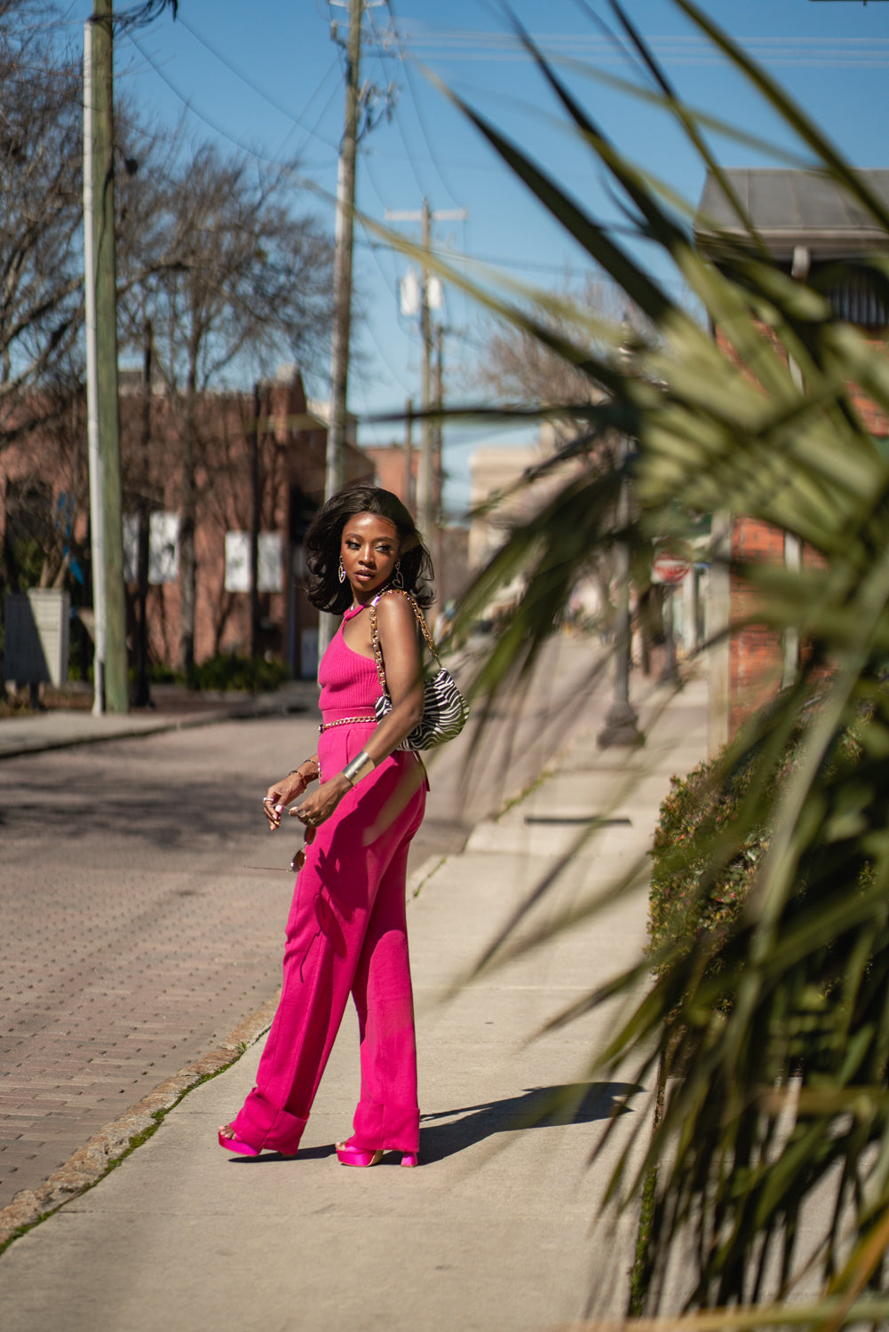 Chic pink two pc set