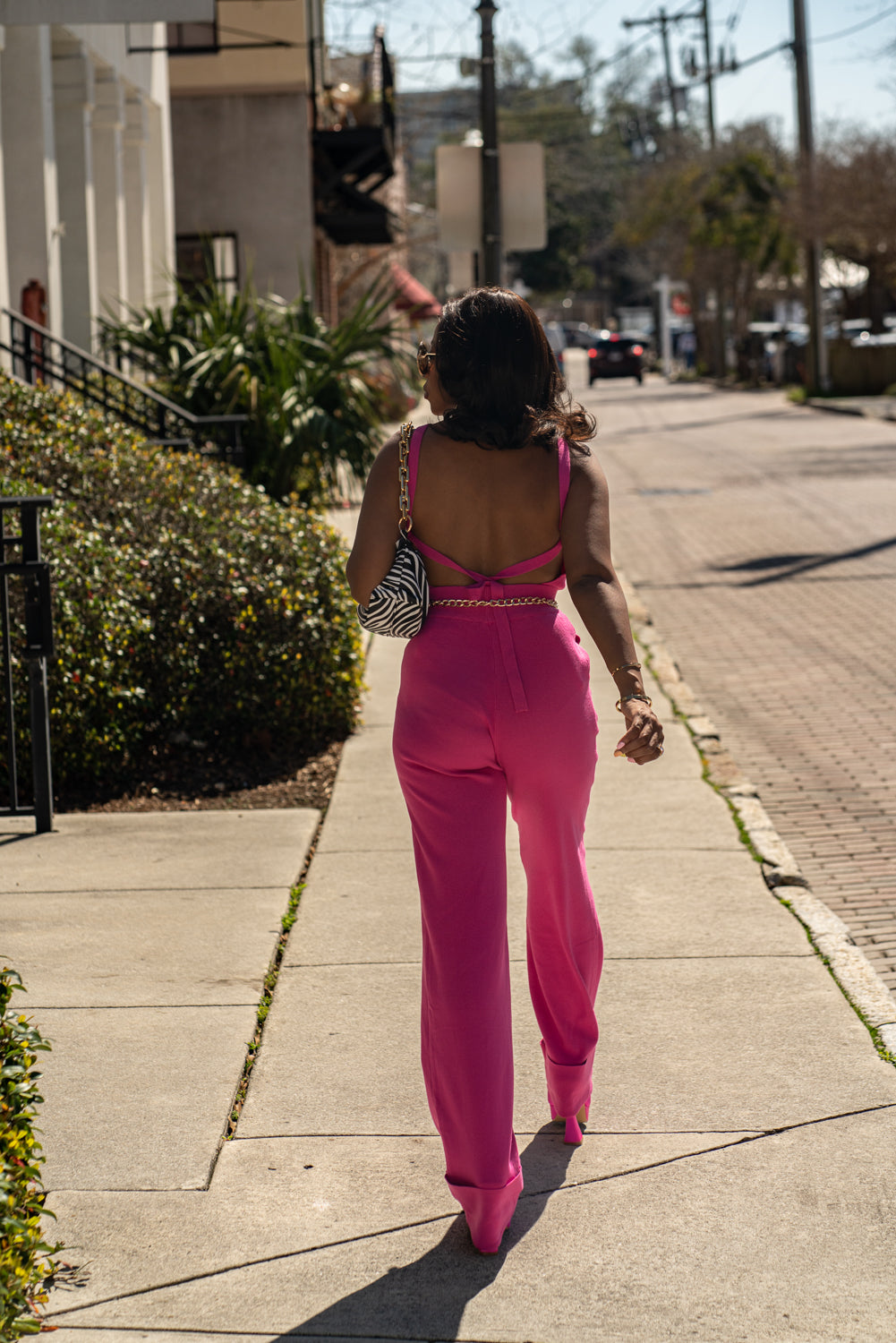 Chic pink two pc set