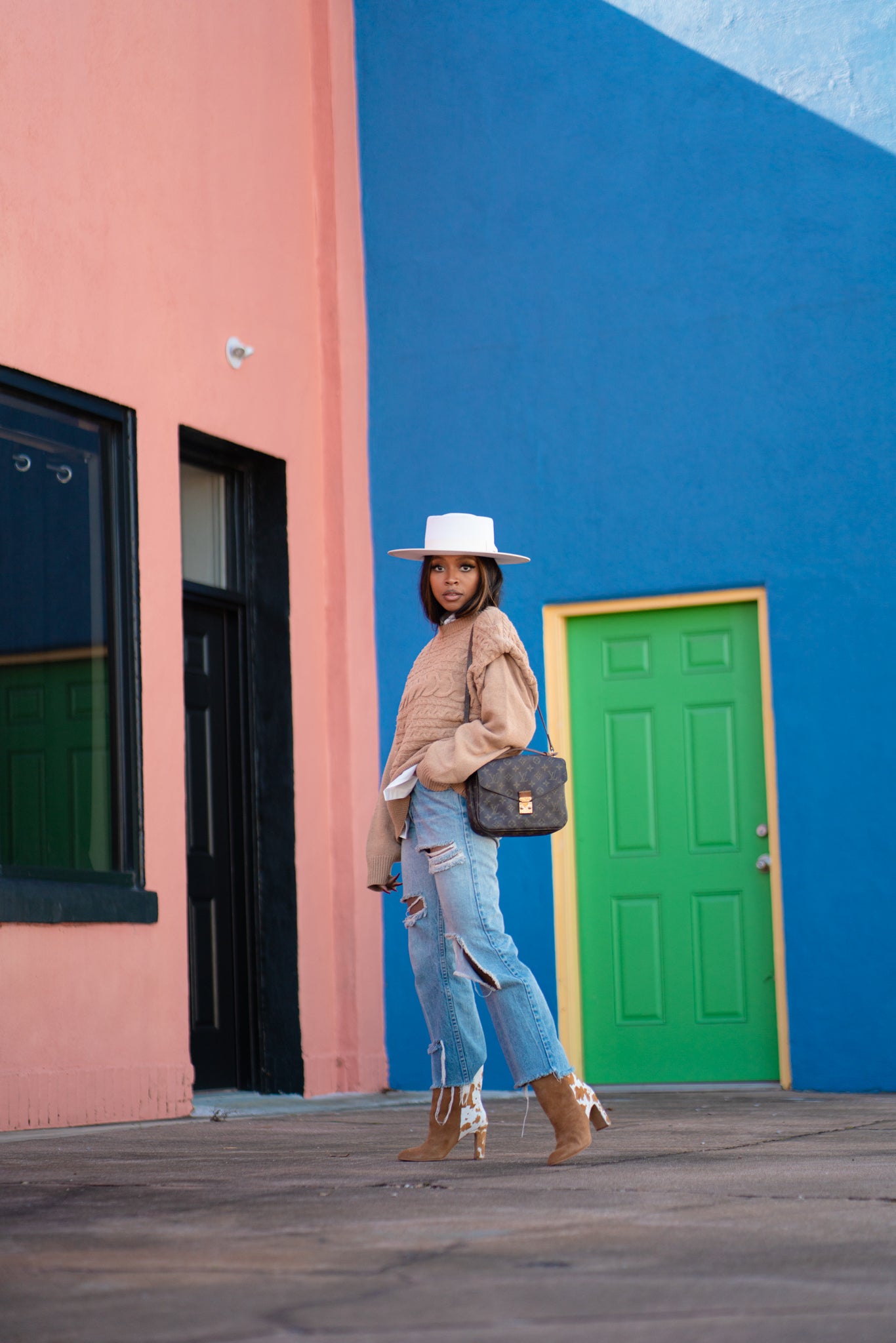 Camel Chunky Knit Sweater