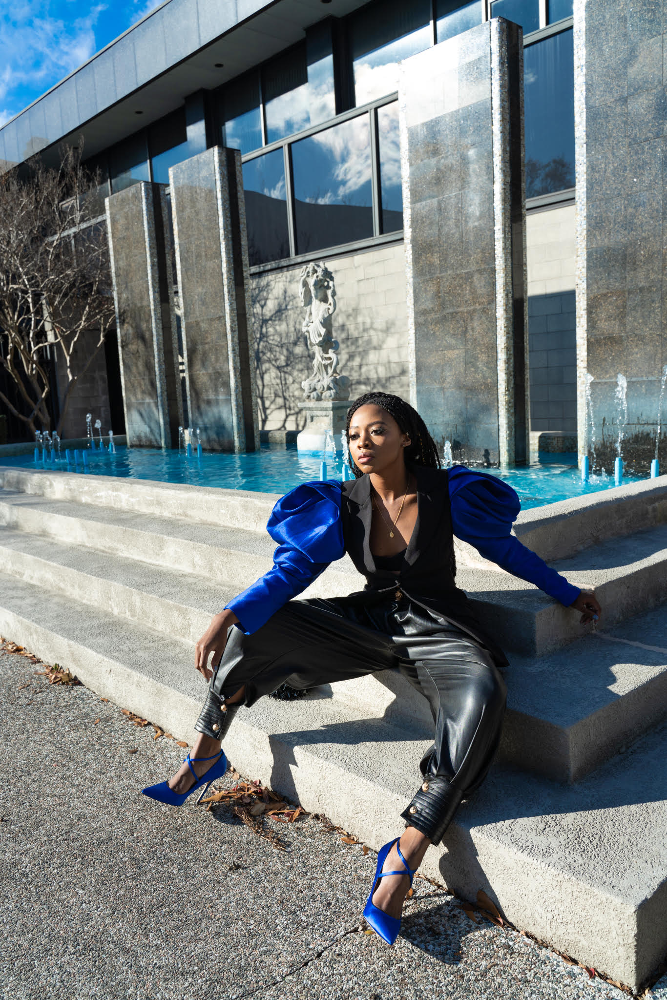 Studio 54 Blazer (blue)-SAMPLE SALE