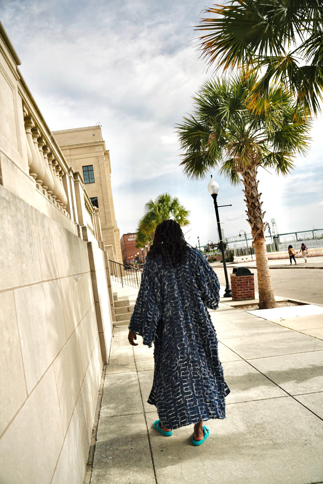 Denim cowboy kimono