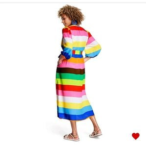 Target x Tabitha Brown rainbow stripe cover up