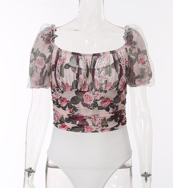 ROSE BODYSUIT-NEW!!!