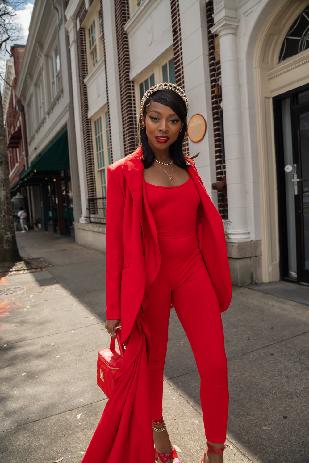 Get  me Bodied red bodysuit