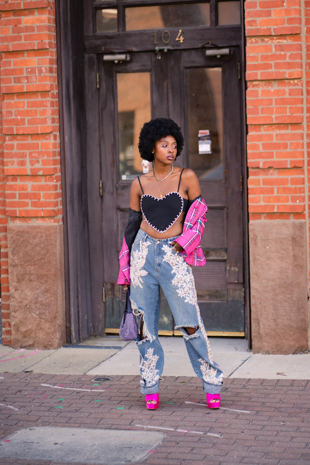 Love at the Disco crop top