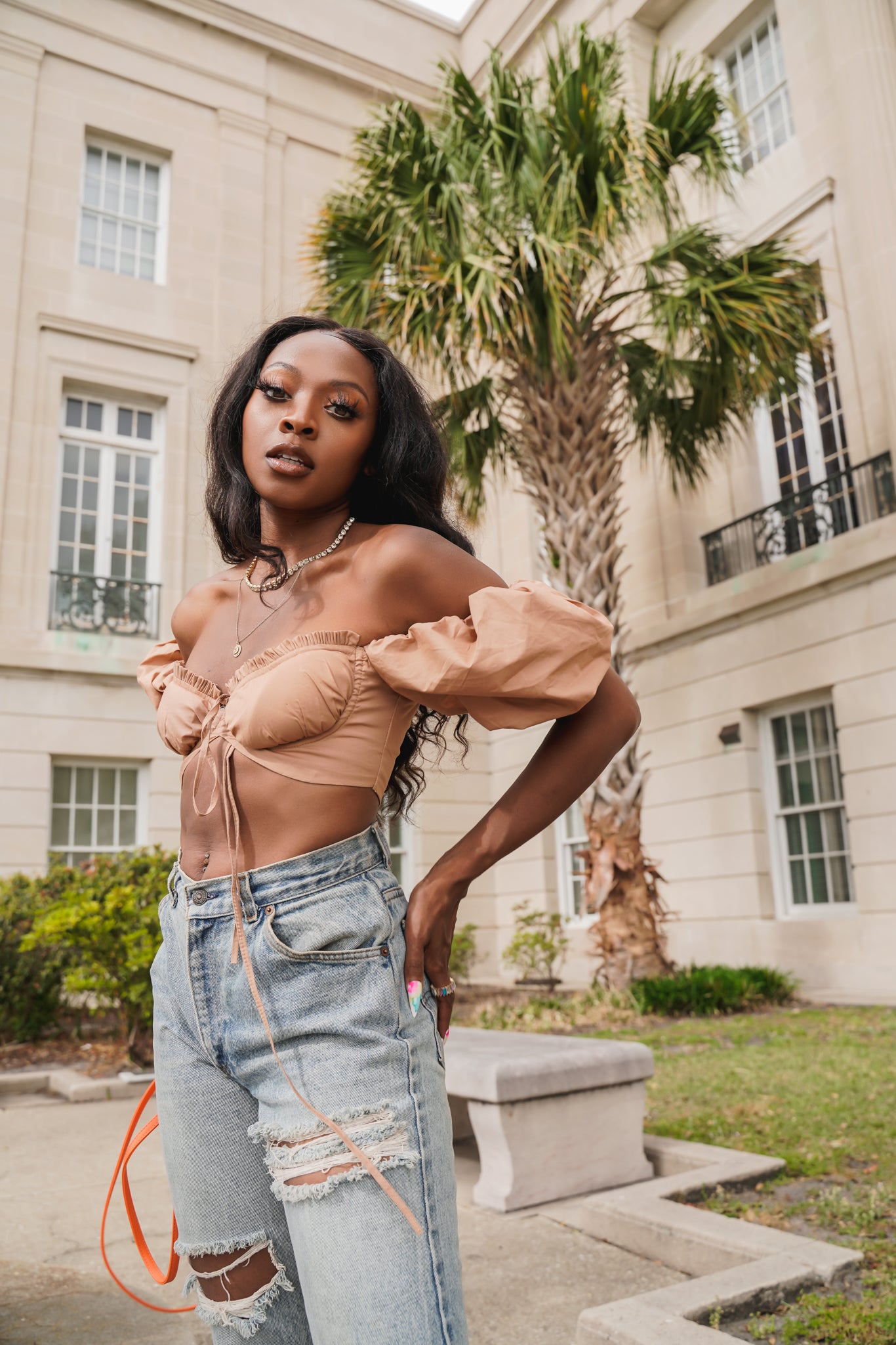 Cabo Crop Top Blouse