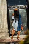 Denim Duo Tunic -SAMPLE SALE