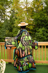 Flora belted kimono