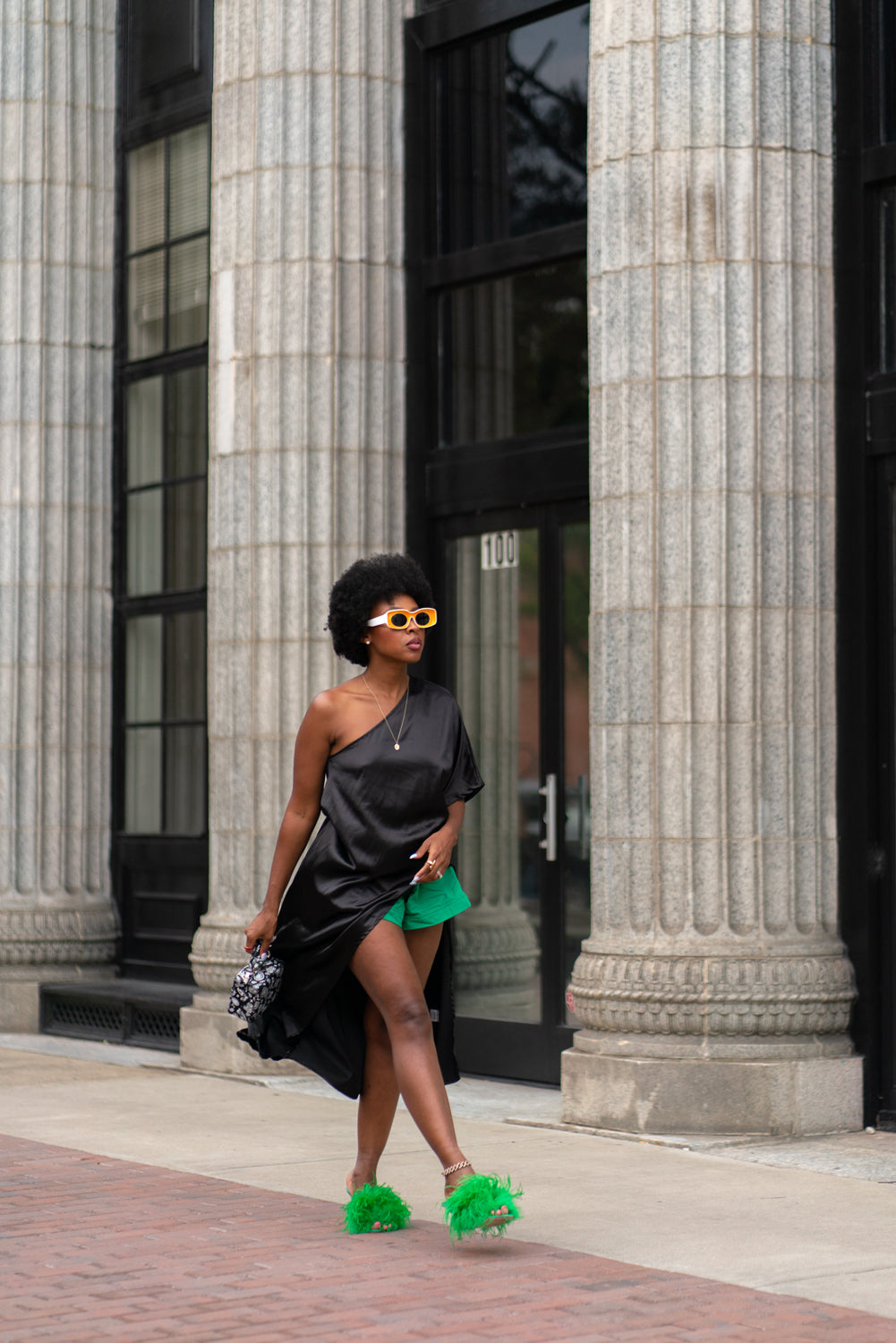 Black Cuba Asymmetrical top