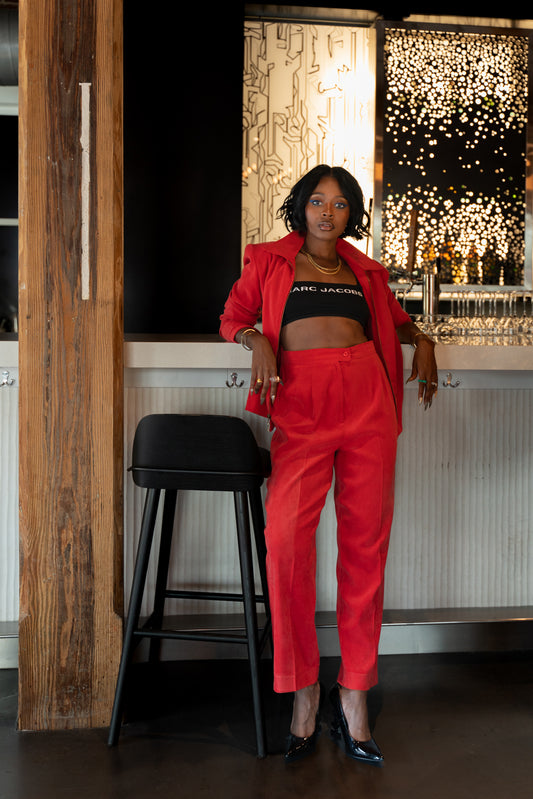 Vintage  burnt orange suit