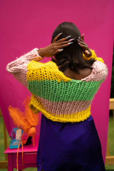 Cozy crop sweater